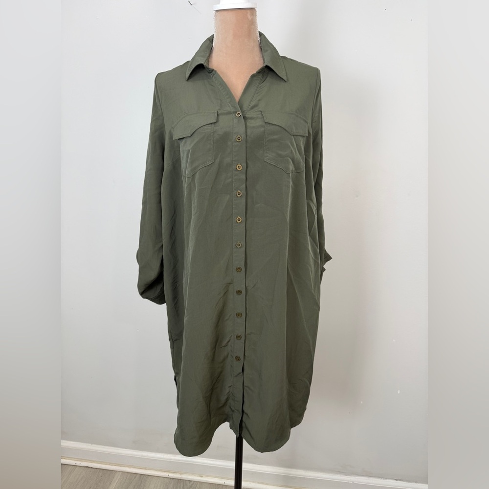 Motherhood Maternity Olive Green‎ Dress